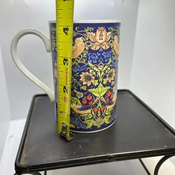 Dunoon Scotland Stoneware Mug William Morris "Strawberry Thief" Arts & Crafts - Picture 4 of 9